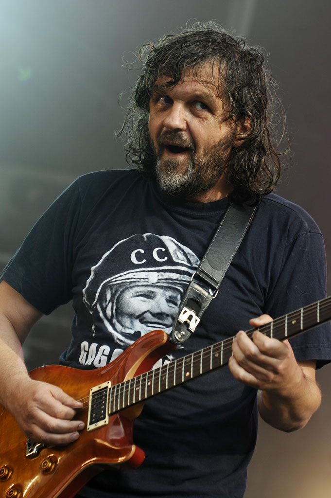 06/28/2009. Solidays 2009. Music Festival Against Aids.Emir Kusturica  performing live with the No Smoking Orchestra.